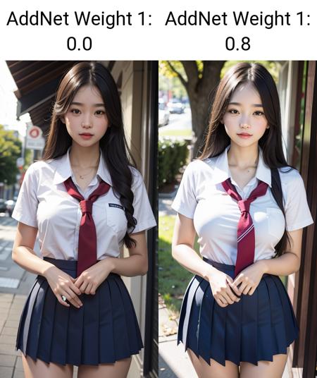 best quality ultra high res girl upper body school uniform outdoors+806258908.png
